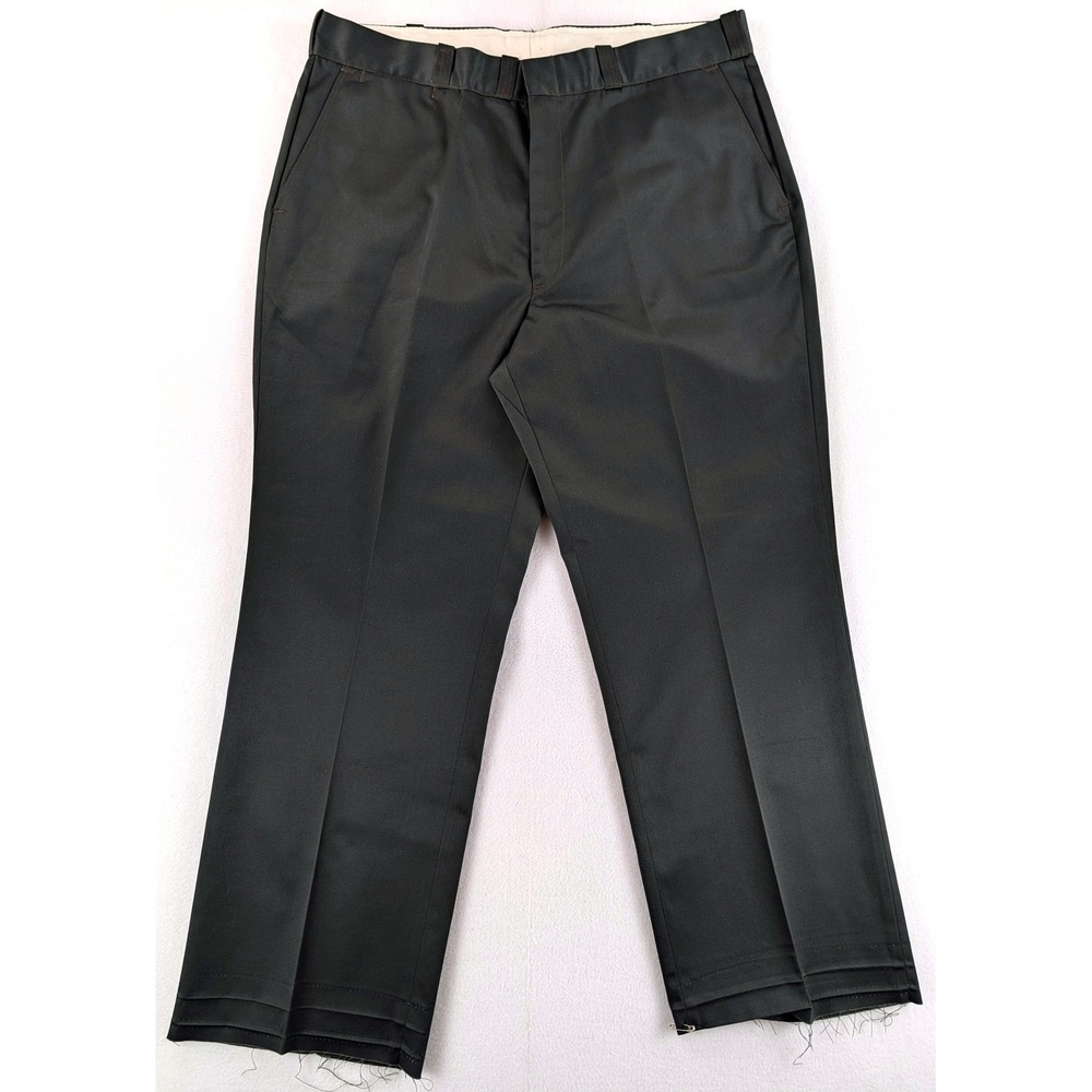 Vintage Big Mac Mens 40x32 Work Pants Green Twill USA Made 39x29 Actual